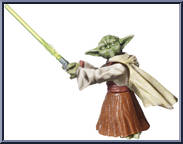 Yoda (Whirling Lightsaber Action) Action Figure