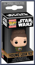Young Leia (with Lola) from Star Wars - Obi Wan Kenobi - Pop! Keychains manufactured by Funko [Front]