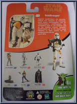 Sandtrooper (Tatooine Search) from Star Wars - Original Trilogy Collection - Basic Series manufactured by Hasbro [Back]