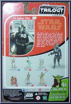 TIE Fighter Pilot from Star Wars - Original Trilogy Collection - Basic Series manufactured by Hasbro [Back]