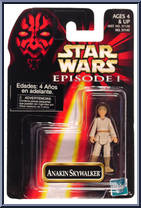 Anakin Skywalker from Star Wars - Phantom Menace - Foreign Exclusive - 2" Scale manufactured by Hasbro [Front]