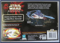 Gungan Scout Sub (with Obi-Wan Kenobi) from Star Wars - Phantom Menace - Vehicles manufactured by Hasbro [Back]