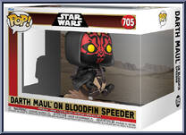 Darth Maul on Bloodfin Speeder from Star Wars - Phantom Menace - 25th Anniversary Pop! manufactured by Funko [Front]