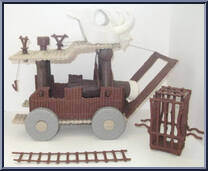 Ewok Battle Wagon from Star Wars - Power of the Force - Vehicles manufactured by Kenner [Loose]