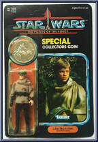 Luke Skywalker (In Battle Poncho) from Star Wars - Power of the Force - Basic Series manufactured by Kenner [Front]