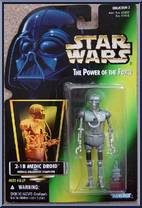 2-1B Medic Droid from Star Wars - Power of the Force II - Hologram Green Card manufactured by Kenner [Front]
