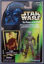 4-LOM from Star Wars - Power of the Force II - Hologram Green Card manufactured by Kenner [Front]