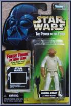 Admiral Ackbar from Star Wars - Power of the Force II - Freeze Frame manufactured by Kenner [Front]