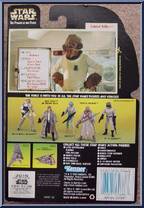 Admiral Ackbar from Star Wars - Power of the Force II - Green Card manufactured by Kenner [Back]