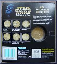 Luke (Endor Gear) from Star Wars - Power of the Force II - Coin Collection manufactured by Kenner [Back]