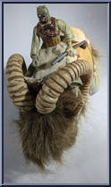Bantha & Tusken Raider from Star Wars - Power of the Force II - Creature Sets manufactured by Kenner [Loose]