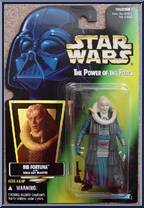 Bib Fortuna from Star Wars - Power of the Force II - Hologram Green Card manufactured by Kenner [Front]