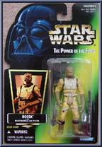 Bossk from Star Wars - Power of the Force II - Hologram Green Card manufactured by Kenner [Front]