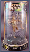 C-3PO from Star Wars - Power of the Force II - Epic Force manufactured by Kenner [Front]