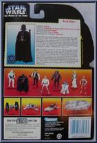 Darth Vader from Star Wars - Power of the Force II - Red Card manufactured by Kenner [Back]