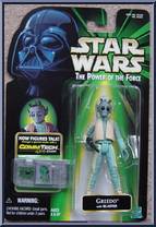 Greedo from Star Wars - Power of the Force II - Comm-Tech manufactured by Kenner [Front]