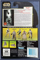 Han Solo (Carbonite) from Star Wars - Power of the Force II - Hologram Green Card manufactured by Kenner [Back]