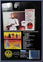 Luke Skywalker (Stormtrooper Disguise) from Star Wars - Power of the Force II - Red Card manufactured by Kenner [Back]