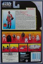 Luke Skywalker (X-Wing Pilot Gear) from Star Wars - Power of the Force II - Red Card manufactured by Kenner [Back]