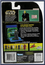 Clone Emperor Palpatine from Star Wars - Power of the Force II - Expanded Universe manufactured by Kenner [Back]
