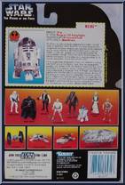 R2-D2 from Star Wars - Power of the Force II - Red Card manufactured by Kenner [Back]
