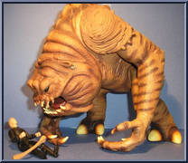 Rancor & Luke Skywalker