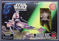 Speeder Bike (with Luke in Endor Gear) from Star Wars - Power of the Force II - Vehicles manufactured by Kenner [Front]