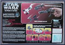 Speeder Bike (with Biker Scout) from Star Wars - Power of the Force II - Vehicles manufactured by Kenner [Back]