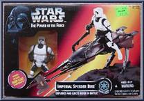 Speeder Bike (with Biker Scout) from Star Wars - Power of the Force II - Vehicles manufactured by Kenner [Front]