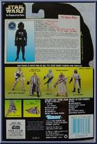 TIE Fighter Pilot from Star Wars - Power of the Force II - Hologram Green Card manufactured by Kenner [Back]