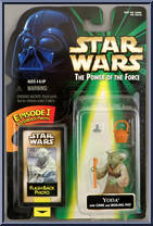 Yoda from Star Wars - Power of the Force II - Flashback Photos manufactured by Kenner [Front]