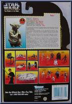 Yoda from Star Wars - Power of the Force II - Hologram Red Card manufactured by Kenner [Back]