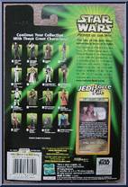 Qui-Gon Jinn (Jedi Training Gear) from Star Wars - Power of the Jedi - Expanded Universe manufactured by Kenner [Back]