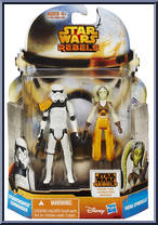 Stormtrooper Commander / Hera Syndulla from Star Wars - Rebels - Mission Series manufactured by Hasbro [Front]