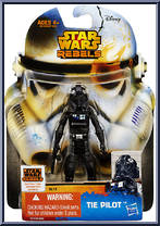 TIE Pilot from Star Wars - Rebels - Saga Legends manufactured by Hasbro [Front]