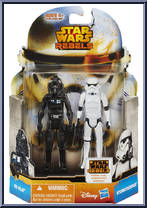 TIE Pilot / Stormtrooper from Star Wars - Rebels - Mission Series manufactured by Hasbro [Front]