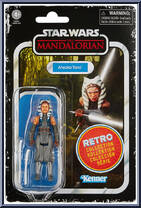Ahsoka Tano from Star Wars - Retro Collection - Mandalorian manufactured by Hasbro [Front]