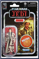 Han Solo (Endor) from Star Wars - Retro Collection - Return of the Jedi manufactured by Hasbro [Front]