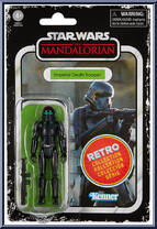 Imperial Death Trooper from Star Wars - Retro Collection - Mandalorian manufactured by Hasbro [Front]