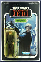 Luke Skywalker (Jedi Knight) from Star Wars - Return of the Jedi - Basic Series manufactured by Kenner [Front]
