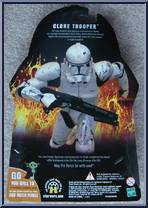 Clone Trooper from Star Wars - Revenge of the Sith - Exclusives manufactured by Hasbro [Back]