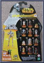 Grievous' Bodyguard (Battle Attack!) (Gray) from Star Wars - Revenge of the Sith - Collection 1 manufactured by Hasbro [Back]