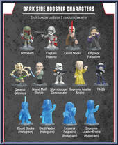 Supreme Leader Snoke (Hologram) from Star Wars - Rivals - Series 1 - Dark Side Booster manufactured by Funko [Checklist]