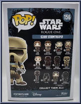 Scarif Stormtrooper from Star Wars - Rogue One - Pop! Vinyl Figures manufactured by Funko [Back]