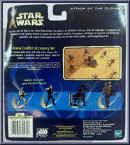 Arena Conflict Accessory Set (with Battle Droid) from Star Wars - Saga - Attack of the Clones manufactured by Hasbro [Back]
