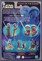 Ashla and Jempa from Star Wars - Saga - Attack of the Clones manufactured by Hasbro [Back]