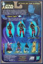 Captain Typho (Padme's Head of Security) from Star Wars - Saga - Attack of the Clones manufactured by Hasbro [Back]
