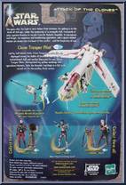 Clone Trooper (Republic Gunship Pilot) from Star Wars - Saga - Attack of the Clones manufactured by Hasbro [Back]