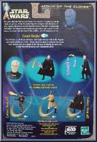 Count Dooku (Dark Lord) from Star Wars - Saga - Attack of the Clones manufactured by Hasbro [Back]