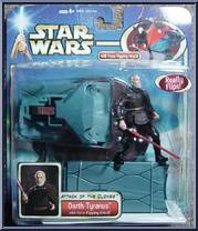 Darth Tyranus from Star Wars - Saga - Attack of the Clones - Deluxe Figures manufactured by Hasbro [Front]